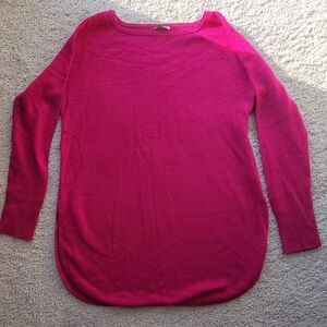 Halogen Fuchsia Crew Neck Sweater